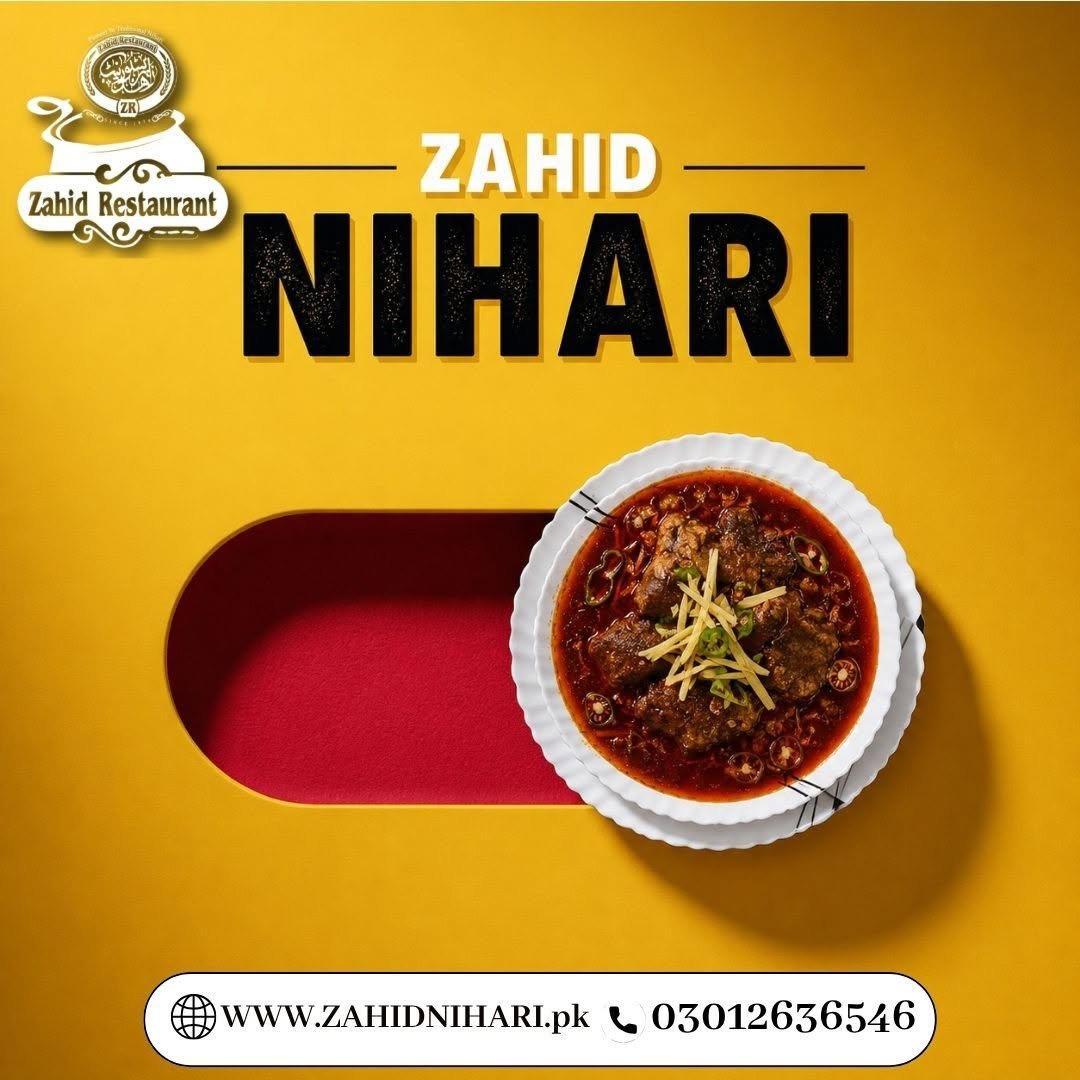 Zahid Nihari signature plate